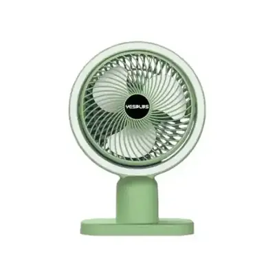 YesPlus YS-1608 Desktop Fan with Light Assorted Green Colours